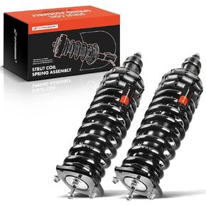 A-Premium Rear Pair (2) Complete Strut & Coil Spring Assembly Compatible with Mercedes-Benz ML320 1998-2003, ML350 2003-2005, ML430 1999-2000, ML430 2001, ML500 2002-2005, Driver and Passenger Side