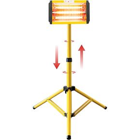 Infrared Paint Curing Lamp 2000W Shortwave Infrared Paint Drying Lamp with Timer and Adjustable Bracket Heat Lamp for Car Body Repair Paint Curing System 110V (ZJ-SC-003)