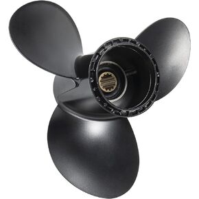 OEM Upgrade 11 1/2x13 Aluminum Boat Outboard Propeller fit Suzuki Engines 35-65 HP 13 Spline Tooth Parts No.58100-88L41-019,RH