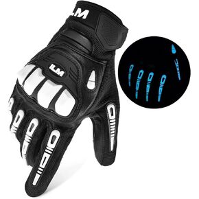 ILM Motorcycle Gloves for Men and Women Touchscreen Full Finger Motocross Gloves for BMX ATV MTB Racing Dirt Bike Gloves Road Riding Cycling Model JC10