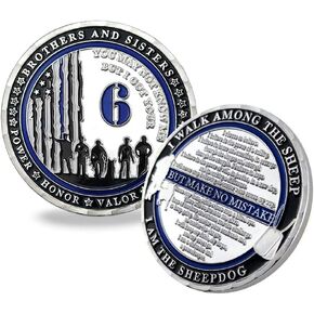 Police Challenge Coins Police k9 Military Law Enforcement Challenge Coin Thin Blue Line Police Officer Souvenir Gift- I Got Your Six