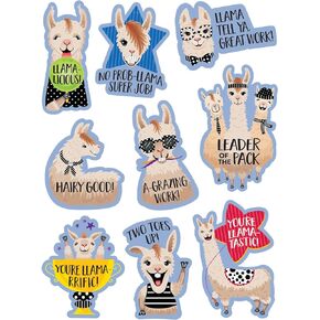 Creative Teaching Bold & Bright Llama Rewards Stickers (45 Stickers Per Pack)