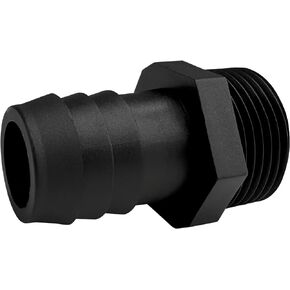 20 pcs 3/4" Barb x 1/2" NPT Male Connector, Plastic Hose Barb Fitting, Adapter, Industrial Hose Barb to Pipe Fittings Connect