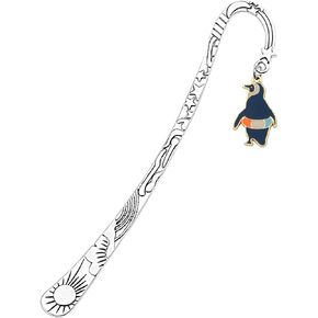 MYOSPARK Penguin Bookmark Penguin Lover Gift Cute Penguin Bookmark for Book Lovers Bookworm Women Girls (Penguin Bookmark)