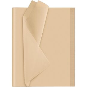 NEBURORA 100 Sheets Kraft Tissue Paper for Gift Bag 20x14 Inches Wrapping Tissue Paper Bulk Brown Decorative Art Paper for DIY Crafts Birthday Weddings Holiday Christmas Party Decor