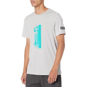 PUMA Men's Standard AMG Petronas Formula 1 ESS Car Graphic Tee, Mercedes Team Silver, XX-Large