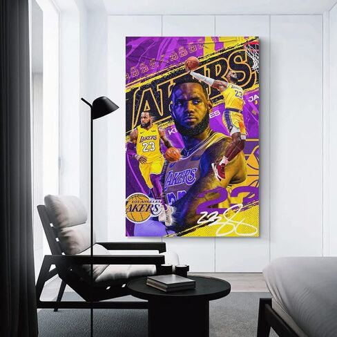 Kobe Bryant Poster Wall Art Canvas Print Poster Home Bathroom Bedroom Office Living Room Decor Canvas Poster Unframe:12x18inch(30x45cm) in Kuwait