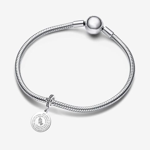 Christian Circle Praying Hand Bible Verse Dangle Charm for Pandora Bracelet in Saudi Arabia