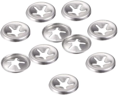 uxcell M16 Star Locking Washer 15.3mm I.D. 28mm O.D. Internal Tooth Lock Washers Push-On Locking Speed Clip 304 Stainless Steel 10pcs in Saudi Arabia