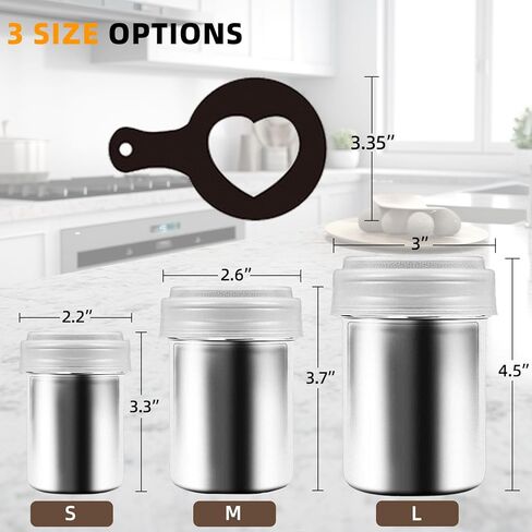 Powder Coffee Shaker Sets with Lid & Mesh,Stainless Steel Shaker and 16 Pieces Coffee Stencils Latte Art,for Cappuccino Cinnamon Cake Bread,Small in Saudi Arabia