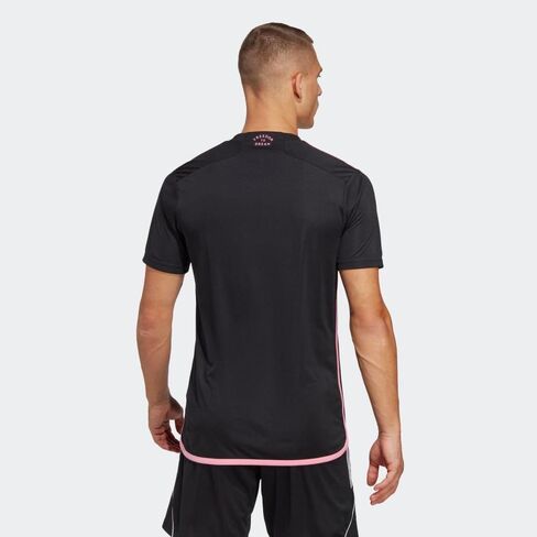 adidas Men's Soccer 23/24 Inter Miami Away Jersey - Glittering Pink Details and Moisture-Wicking AEROREADY in Saudi Arabia