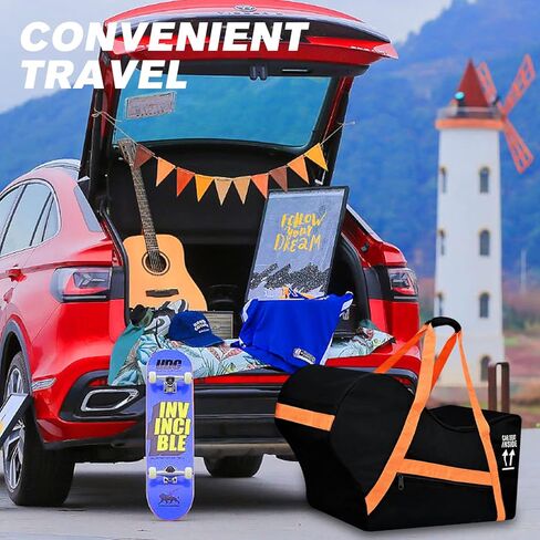 Padded Car Seat Travel Bag Fits Chicco Keyfit 30 And Base,Nuna Pipa Car Seat,Infant Gate Check Bag For Air Travel,Side Pocket,4 Protective Feet Sliding Pad。 in Kuwait