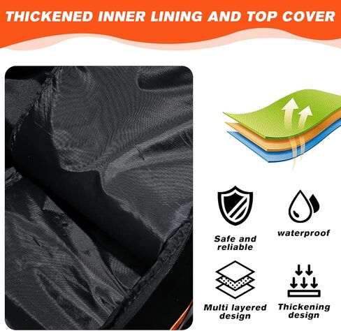 Padded Car Seat Travel Bag Fits Chicco Keyfit 30 And Base,Nuna Pipa Car Seat,Infant Gate Check Bag For Air Travel,Side Pocket,4 Protective Feet Sliding Pad。 in Kuwait