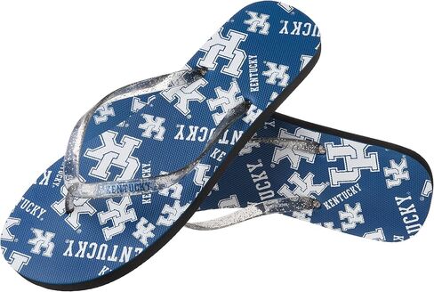 FOCO Women's Multi Logo Glitter FLIP Flop in Saudi Arabia