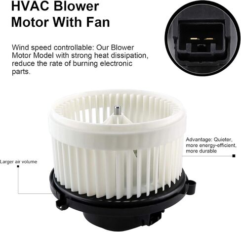 Youxmoto HVAC Blower Motor Assembly Compatible with Chevrolet Captiva Sport 2012-2015, Fit for Chevrolet Equinox 2006-2017, Fit for GMC Terrain 2010-2017,Fit for Pontiac Torrent 2006-2009 in Saudi Arabia