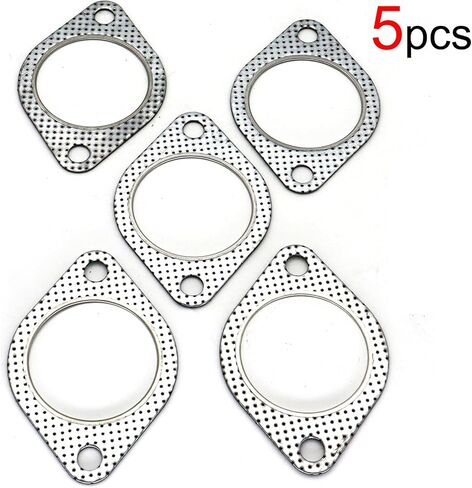 Exhaust Flange 2-Bolt 2.5 Inch Exhaust Flange Gasket Connection Kit Replacement for Subaru Acura Honda VW GMC Lexus Toyota GS350 ES350 Tundra Odyssey 63.5mm in Saudi Arabia