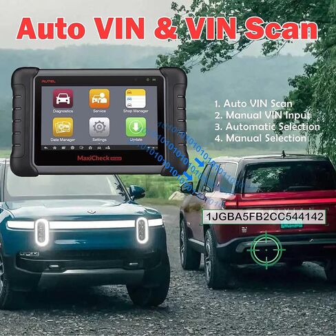 Autel MaxiCheck MX808, Autel Scanner, 2024 Bi-Directional Tool, 2 Year Free Update OBD2 Scanner for All Vehicles All System Diagnostic Tool Bi-Directional Control Same as MaxiCOM MK808 Lite MX900 in Saudi Arabia