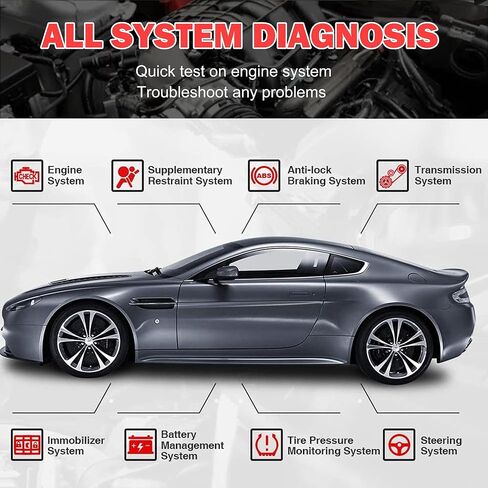 Autel MaxiCheck MX808, Autel Scanner, 2024 Bi-Directional Tool, 2 Year Free Update OBD2 Scanner for All Vehicles All System Diagnostic Tool Bi-Directional Control Same as MaxiCOM MK808 Lite MX900 in Saudi Arabia
