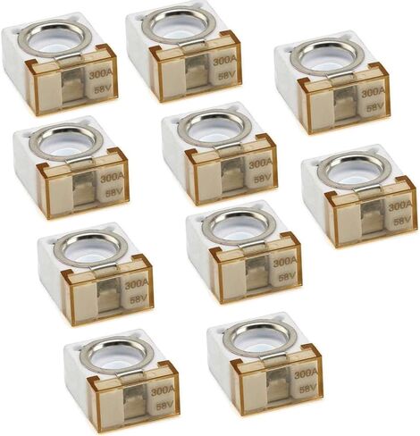 300A 58V MRBF Terminal Fuse Block 10Pcs Hi-Amp Hi-Voltage Rated Battery Fuse for Boat Truck RV Construction Vehicles in Kuwait