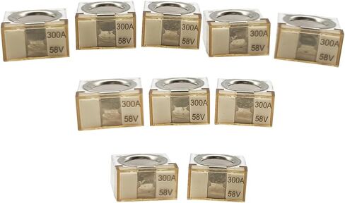 300A 58V MRBF Terminal Fuse Block 10Pcs Hi-Amp Hi-Voltage Rated Battery Fuse for Boat Truck RV Construction Vehicles in Kuwait