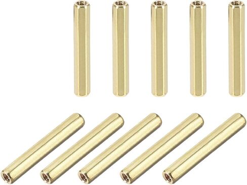 uxcell M2x25mm Female-Female Hex Brass PCB Motherboard Spacer Standoff for FPV Drone Quadcopter, Computer & Circuit Board 20pcs in Saudi Arabia