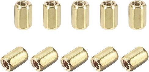 uxcell M2x25mm Female-Female Hex Brass PCB Motherboard Spacer Standoff for FPV Drone Quadcopter, Computer & Circuit Board 20pcs in Saudi Arabia