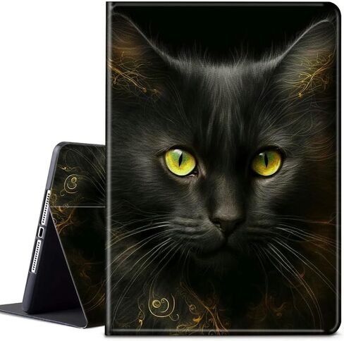 حافظة لجهاز Kindle Scribe لجهاز Kindle Scribe مقاس 10.2 بوصة، غطاء ذكي خفيف الوزن من جلد البولي يوريثان مع حافظة نوم تلقائية لجهاز Kindle Scribe 2022 - Galaxy Cat والفراشة in Kuwait