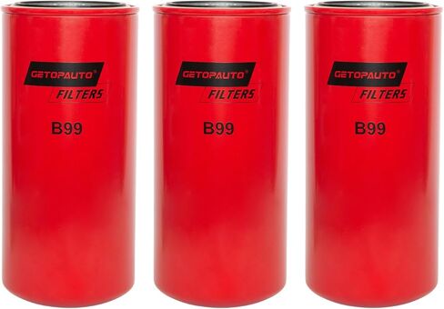 فلتر زيت B99 متوافق مع Baldwin يستبدل 1R0716 LF691A (مجموعة من 3) in Saudi Arabia