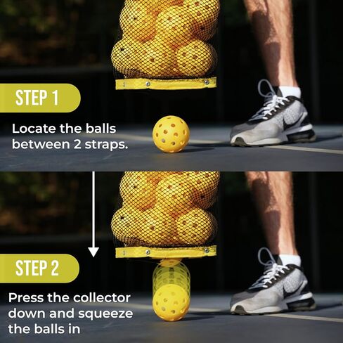 PodiuMax Pickleball Collector، خفيف الوزن ومحمول، مسترد كرة Pickleball Pickup Hopper in Kuwait