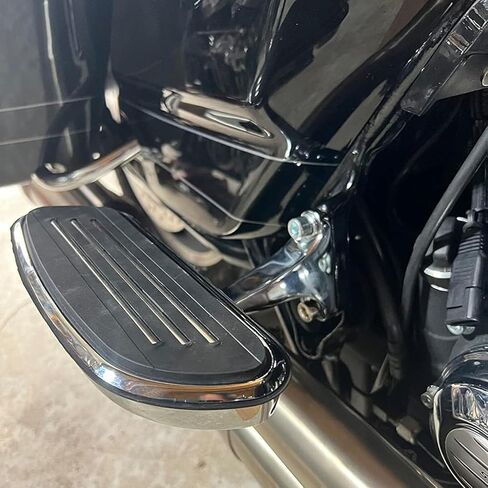 ألواح أرضية للركاب، ألواح أرضية للدراجة النارية من Road Glide، أوتاد قدم للدراجات النارية متوافقة مع موديلات Harley Touring Electra Glide Road Glide Road King Street Glide 1993-في وقت لاحق (أسود) in Kuwait