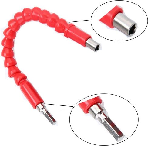 Flexible Extension Shaft Power Hand Tools Kit 12 Pcs Electric Screw Driver Batch Head Set Rod Hex Sockets Bits Usefull in Tight Corner in Saudi Arabia