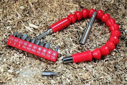 Flexible Extension Shaft Power Hand Tools Kit 12 Pcs Electric Screw Driver Batch Head Set Rod Hex Sockets Bits Usefull in Tight Corner in Saudi Arabia
