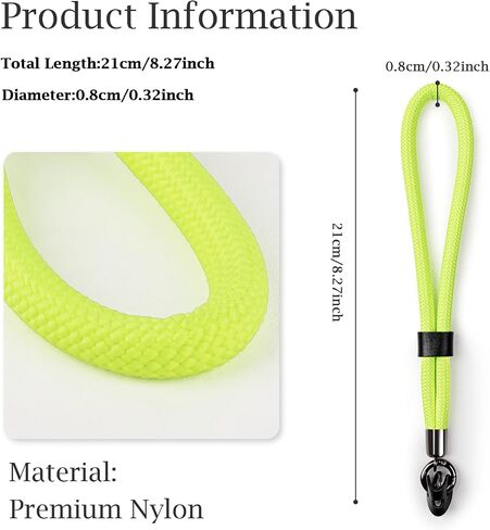 Camera Wrist Strap Rope,Camera Hand Strap Compatible with Fujifilm XT5 XH2S Nikon Z30 Z50 Canon EOS R6 R10 R50 Sony A6700 A6400 A6000 A7C II A7IV DSLR Camera - Dark Green in Kuwait