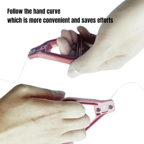 أداة إزالة شعار السيارة مع 5 قطع سلك PE بطول 60 سم لإزالة شعارات السيارة ولوحات الأسماء والشارات ولوحات علامات اللصق بسهولة، أدوات لف الفينيل للمساعدة على الشكل المريح (أحمر) in Kuwait