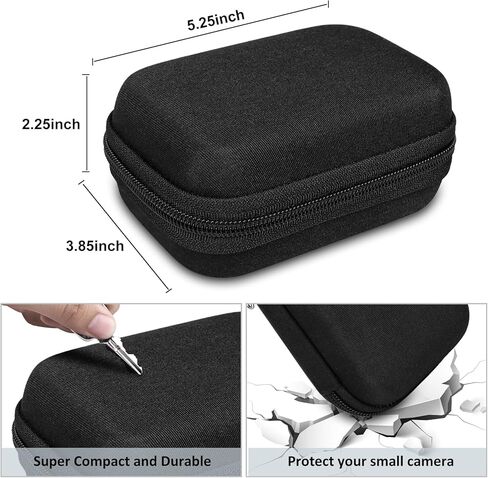 Digital Camera Case Compatible Lecran/AiTechny/Toberto/VAHOIALD/IWEUKJLO FHD 1080P Digital Point and Shoot Camera Small Carrying & Protective Case for Travel in Kuwait