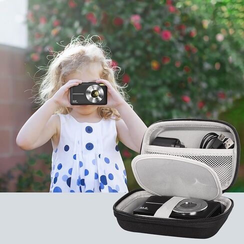 Digital Camera Case Compatible Lecran/AiTechny/Toberto/VAHOIALD/IWEUKJLO FHD 1080P Digital Point and Shoot Camera Small Carrying & Protective Case for Travel in Kuwait