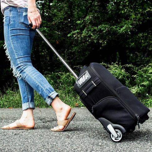 حقيبة كاميرا للسفر 3 في 1 من ديكو جير - حقيبة ظهر للكاميرا مقاومة للماء والصدمات - ثلاث طرق للنقل - عربة بعجلات، حقيبة ظهر، حقيبة حمل in Kuwait