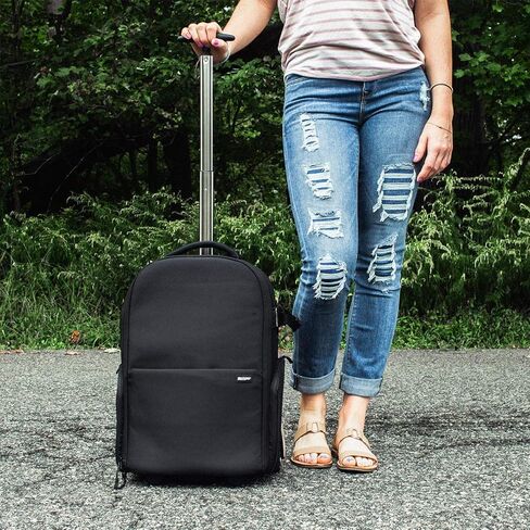 حقيبة كاميرا للسفر 3 في 1 من ديكو جير - حقيبة ظهر للكاميرا مقاومة للماء والصدمات - ثلاث طرق للنقل - عربة بعجلات، حقيبة ظهر، حقيبة حمل in Kuwait