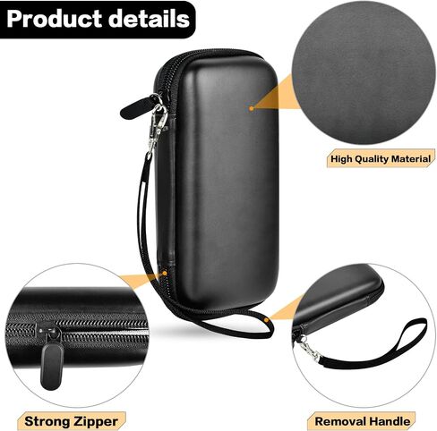 Case Compatible with Anker Portable Charger, 313 Power Bank (for PowerCore Slim 10K) / 523 Power Bank (Slim 10K PD) 10000mAh Battery Pack. 10K Battery Pack Storage Holder Bag (Box Only)- Black in Saudi Arabia