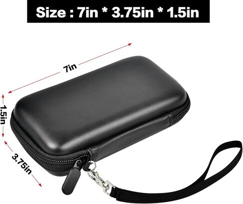 Case Compatible with Anker Portable Charger, 313 Power Bank (for PowerCore Slim 10K) / 523 Power Bank (Slim 10K PD) 10000mAh Battery Pack. 10K Battery Pack Storage Holder Bag (Box Only)- Black in Saudi Arabia