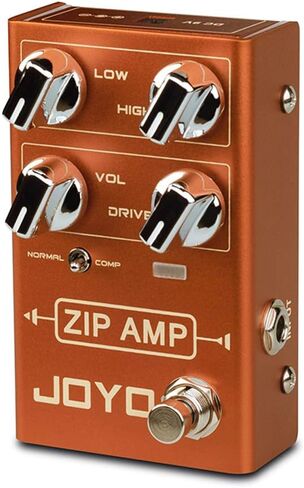 JOYO R-04 ZIP AMP دواسة تأثير ضغط قوي دواسة سق محاكاة مكبر للصوت تأثير دواسة للجيتار الكهربائي صحيح الالتفافية in Saudi Arabia