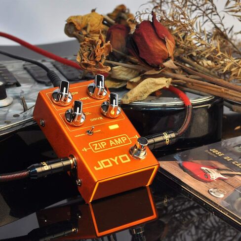 JOYO R-04 ZIP AMP دواسة تأثير ضغط قوي دواسة سق محاكاة مكبر للصوت تأثير دواسة للجيتار الكهربائي صحيح الالتفافية in Saudi Arabia