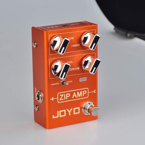 JOYO R-04 ZIP AMP دواسة تأثير ضغط قوي دواسة سق محاكاة مكبر للصوت تأثير دواسة للجيتار الكهربائي صحيح الالتفافية in Saudi Arabia