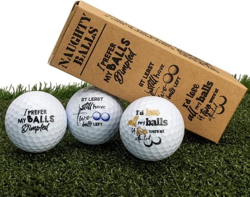 Naughty Balls, Prank Golf Balls for Men, Funny Golf Gifts for Bachelor Party Favors in Saudi Arabia