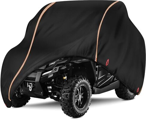 UTV Cover, 2-3 Seaters, Large 130" x 58" x 70", Waterproof 420D Heavy Duty Outdoor Storage Cover, Compatible with Most UTV Models, UTV Accessories, All-Weather in Saudi Arabia