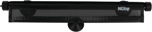 Nuby 14" Roller Vehicle Side Window Sun Protection Shade for Baby | 2 Pack | Pull Down with Suction Cups and Press Button Roll Up | Black in Saudi Arabia