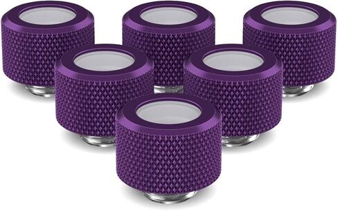 PrimoChill 14mm OD Rigid SX Fitting - 6 Pack - Candy Copper in Saudi Arabia