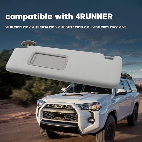 Sun Visor 7432035A91B1 Left Driver or Right Passenger Compatible with 4Runner 2010-2023 7432035A90B1 7431035B01B1 7431035B00B1 (Left) in Saudi Arabia