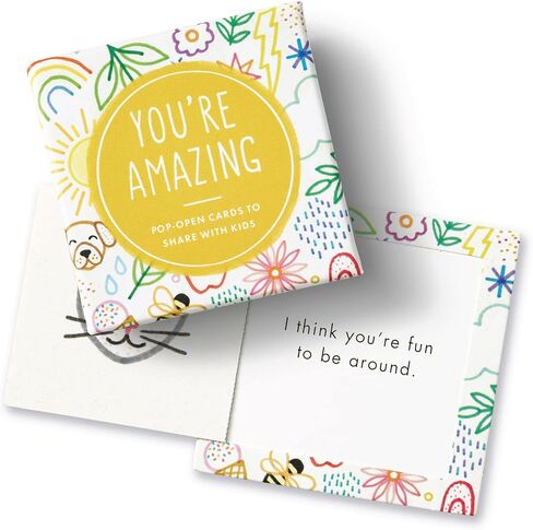 Compendium ThoughtFulls for Kids — You're Amazing — 30 Pop-Open Cards to Share with Kids, Each with a Different Inspiring Message Inside in Saudi Arabia