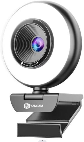 كاميرا ويب فائقة الدقة 4K، ميكروفون مزدوج لإلغاء الضوضاء، تركيز تلقائي بالذكاء الاصطناعي، 8 ميجابكسل، غطاء خصوصية مدمج وإضاءة قابلة للتعديل، كاميرا ويب التوصيل والتشغيل للكمبيوتر المحمول، كاميرا فيديو لمكالمات الفيديو، البث المباشر in Saudi Arabia